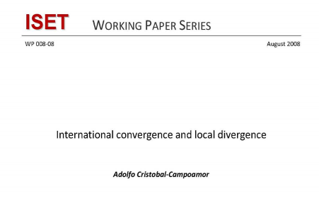 International convergence and local divergence
