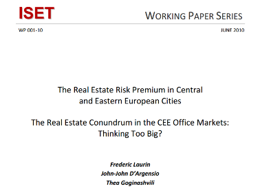 The Real Estate Risk Premium in Central and Eastern European Cities