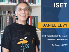ISET Visiting Professor Daniel Levy becomes President of Israeli Economics Association