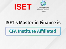ISET's Master in Finance has received CFA Institute Affiliation