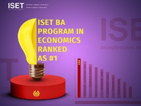 ISET's BA Program in Economics ranked #1