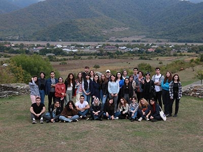 KHIDI Project - Students from ISET Visit Pankisi